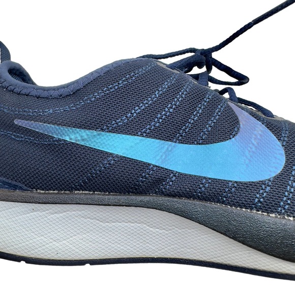 Nike | Women | Blue Dualtone Racer Mesh Running Shoes | Size 8 - Picture 10 of 12